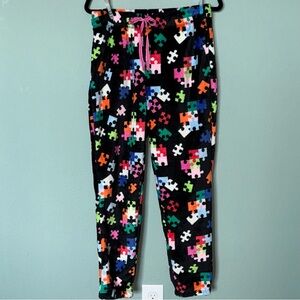 Colorful Puzzle Piece Pajama Pants